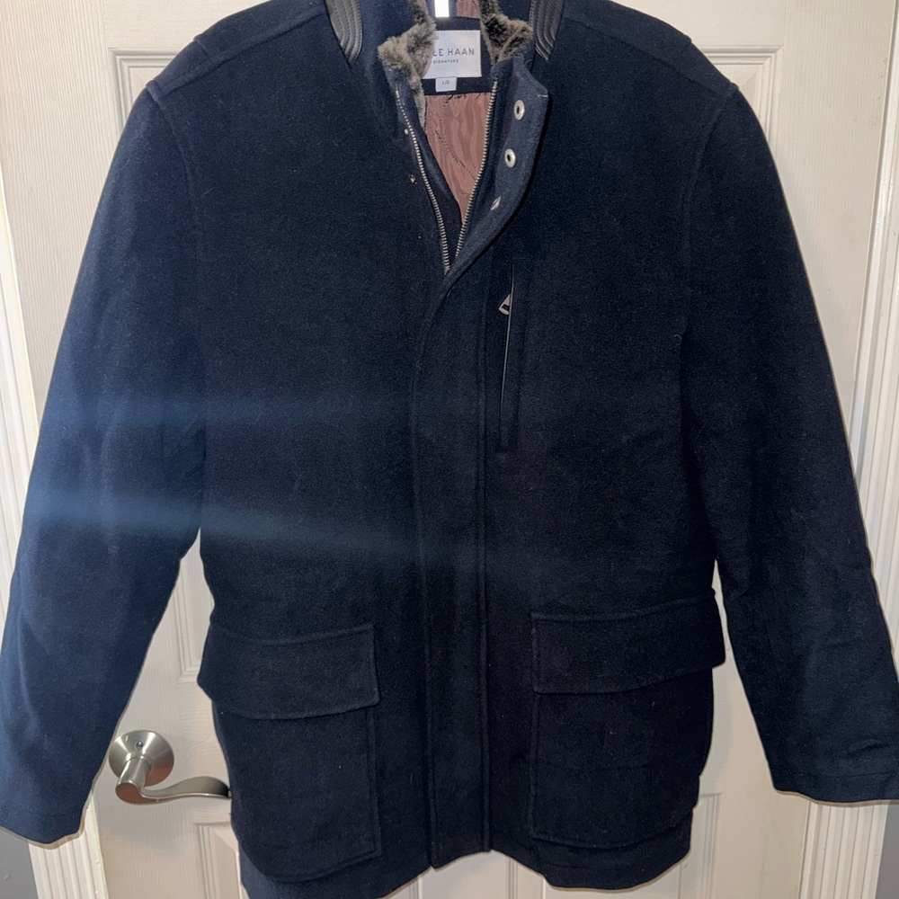 Cole Haan Men's Dark Navy Field Jacket
